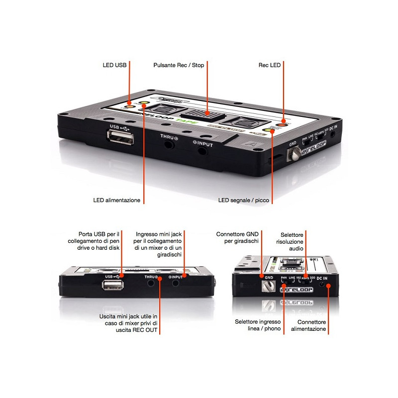 TAPE: La stessa facilità di registrazione delle vecchie music cassette