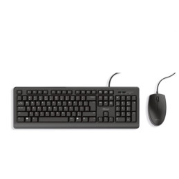 Trust Taro Set Tastiera e Mouse Cablati USB, Layout Italiano QWERTY, cavo di 1,8 mt