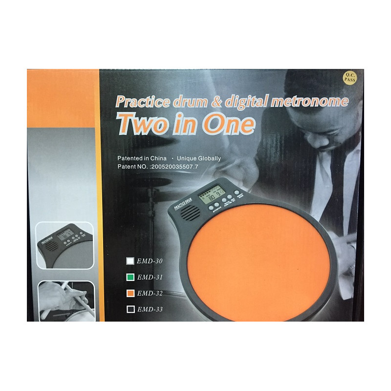 TWO IN ONE Allenatore per batteristi con metronomo