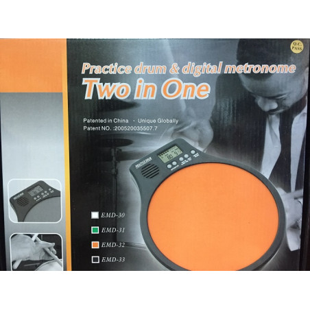 TWO IN ONE Allenatore per batteristi con metronomo