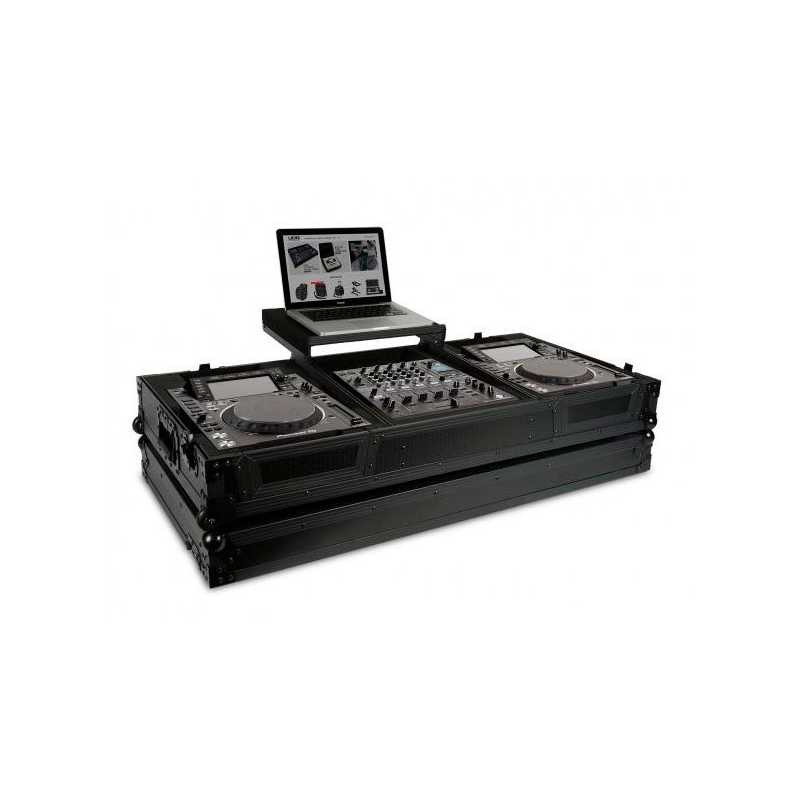 UDG U91026BL2 - FC PIONEER CDJ-2000/ 900NXS2 BLACK MK2 PLUS (LAPTOP SHELF + WHEELS)