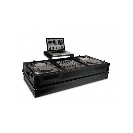 UDG U91026BL2 - FC PIONEER CDJ-2000/ 900NXS2 BLACK MK2 PLUS (LAPTOP SHELF + WHEELS)