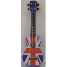 UKULELE RIALTO “FLAG” CON BORSA Bandiera Inglese