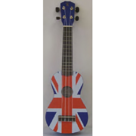 UKULELE RIALTO “FLAG” CON BORSA Bandiera Inglese