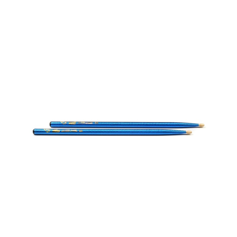 VATER VCB5A ''Color Wrap Los Angeles 5A Blue Sparkle Wood'' - L: 16'' | 40.64cm  D: 0.570'' | 1.45cm - American Hickory