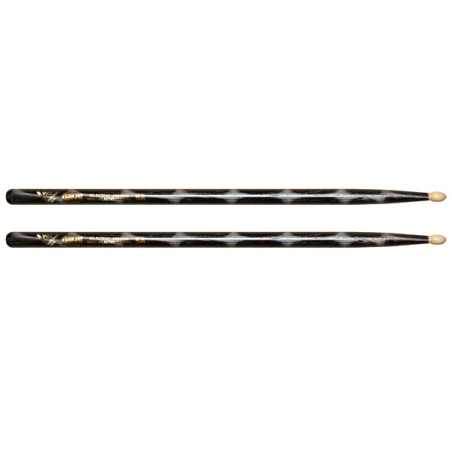 VATER VCBK5AW ''Color Wrap Los Angeles 5A Black Optic Wood'' - L: 16'' | 40.64cm  D: 0.570'' | 1.45cm - American Hickory