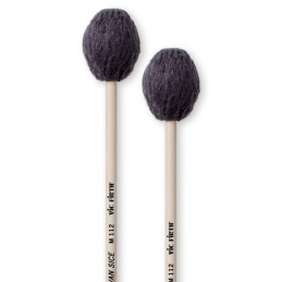 VicFirth M-M112 COPPIA di battenti per marimba - Testa in gomma Sice Soft
