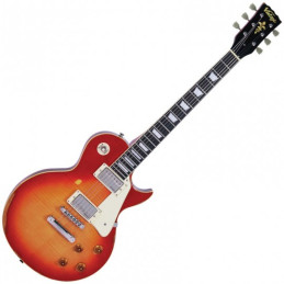 VINTAGE V100MR DISTRESSED HONEYBURST SUNBURST