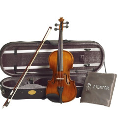 VIOLINO 4/4 STENTOR GRADUATE CON CUSTODIA ED ARCO NP VL1700NP