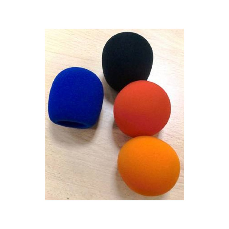 W-40-C  ANTIVENTO COLORATI PER MICROFONO DINAMICO TESTA SFERICA