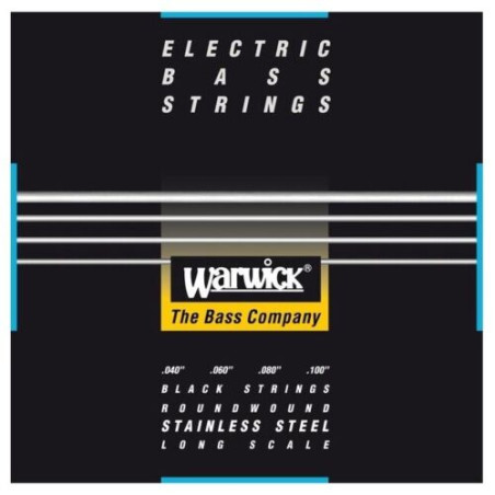 Warwick Black Label Bass Strings 4-String (Long Scale) Set, Medium-Light 040/100