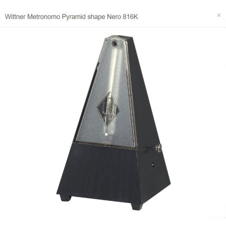 WITTNER METRONOMO PYRAMID SHAPE Nero 816K