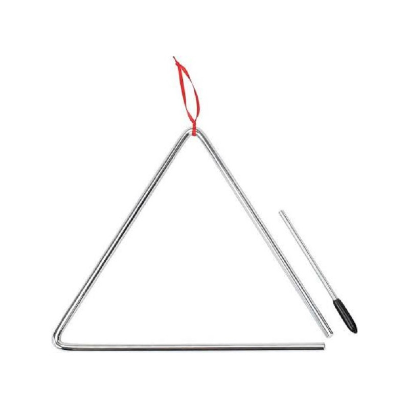 TRIANGOLO ACCIAIO 25CM