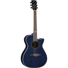 EKO GUITARS NXT D100ce See Through Blue