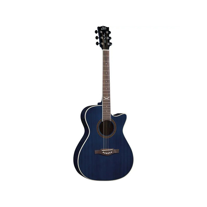 EKO GUITARS NXT D100ce See Through Blue