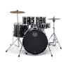 MAPEX CM5044FTCFJ Comet Fusion 5 pezzi Ebony Yellow Grain con Hardware e Piatti