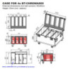 BRITEQ CASE FOR 4 x BT-CHROMA800
