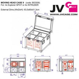 JV CASE MOVING HEAD CASE 9