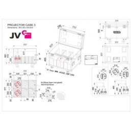 JB SYSTEMS PROJECTOR CASE 3