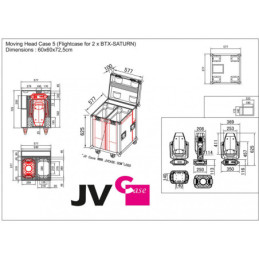 JB SYSTEMS MOVING HEAD CASE 5
