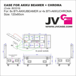 JV CASE CASE FOR AKKU BEAMER+CHROMA