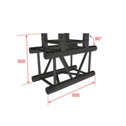 CONTESTAGE QUATRO-A03 blk -Corner 290 heavy 3dir. 90°+ couple