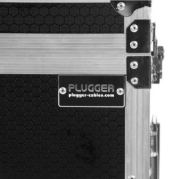 PLUGGER CASE Flight case Rack 2U short