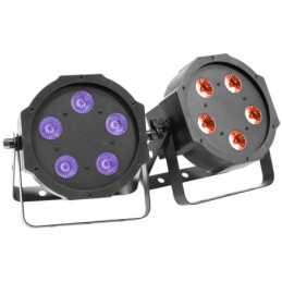 BOOMTONE DJ FLAT PAR 5X5W 4IN1 SET