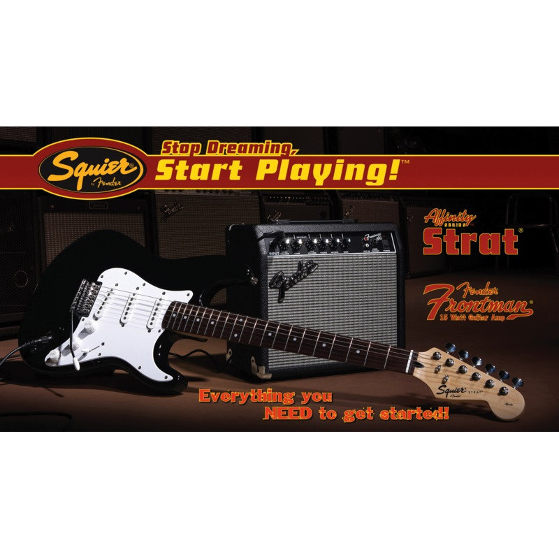 Affinity Series™ Stratocaster® PACK with Fender Frontman® 10G Amp, ...