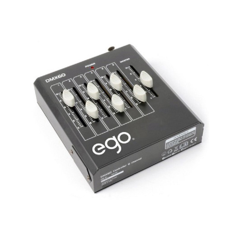 EGO CONTROLLER 6 CANALI DMX PER LUCI DMX 60 CONTROLLER | Disalvator...