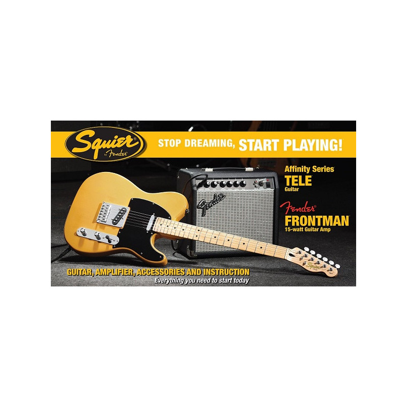 Affinity Series™ Telecaster® (PACK) with Fender Frontman® 15G Amp,B...