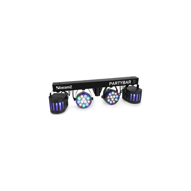 EGO-AE3238 Partybar2 2x PAR + 2x Derby | Disalvatoremusicstore.it