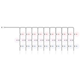 TWINKLY PRO Capsule Curtain 10x25 RGB LED - clear