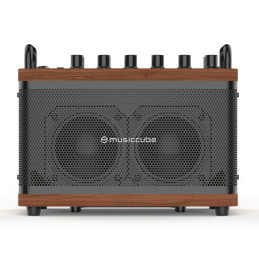 MUSICCUBE Tiny Box D2 - Oak brown