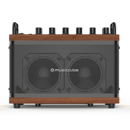 MUSICCUBE Tiny Box D2 - Oak brown