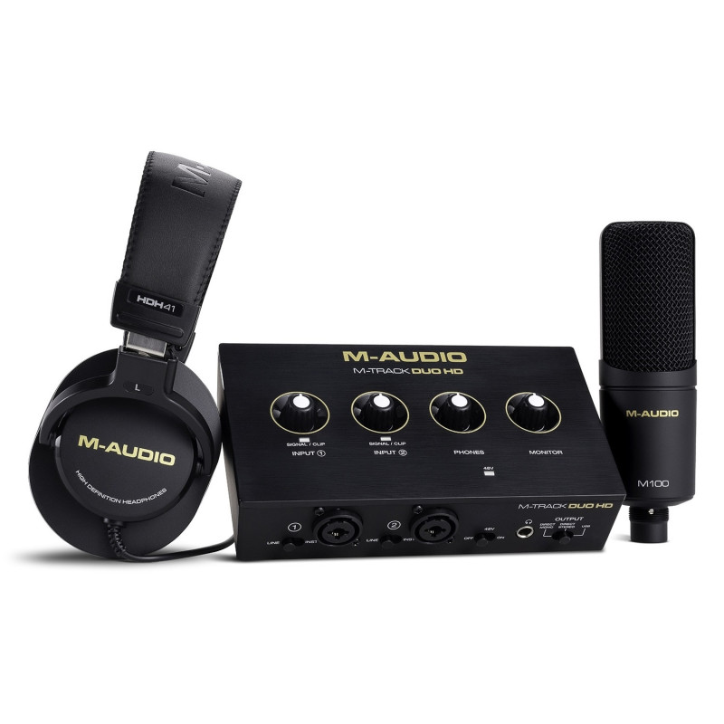 M-Audio M-Track Duo Hd Producer Pack Promo
