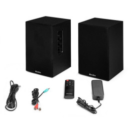 KS02 Act.Bookshelf Set BT IRC 80W bl