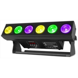BBB612 LED Bar 6x12W 6in1 LiBatt.