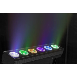BBB612 LED Bar 6x12W 6in1 LiBatt.