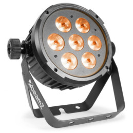 BT280 Flat Par 7x10W 6in1 DMX IRC