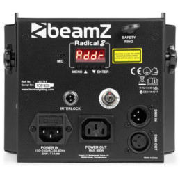 LED Radical II 4x3W RGBW, strobe