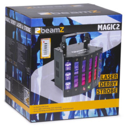 Magic2 9x3W 6x2in1 Laser Strobe DMX