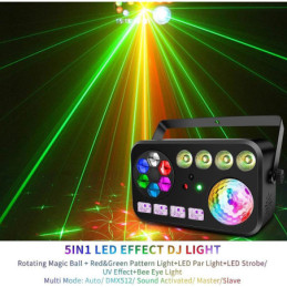 Shimmer 4 Multi DJ Effect DMX IR