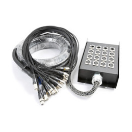 CX160 Stage Snake XLR 12 F+4 M 15m