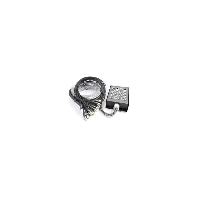 CX160 Stage Snake XLR 12 F+4 M 15m