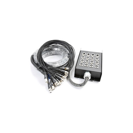 CX160 Stage Snake XLR 12 F+4 M 15m