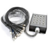 CX160 Stage Snake XLR 12 F+4 M 15m
