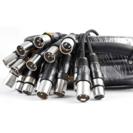 CX160 Stage Snake XLR 12 F+4 M 15m