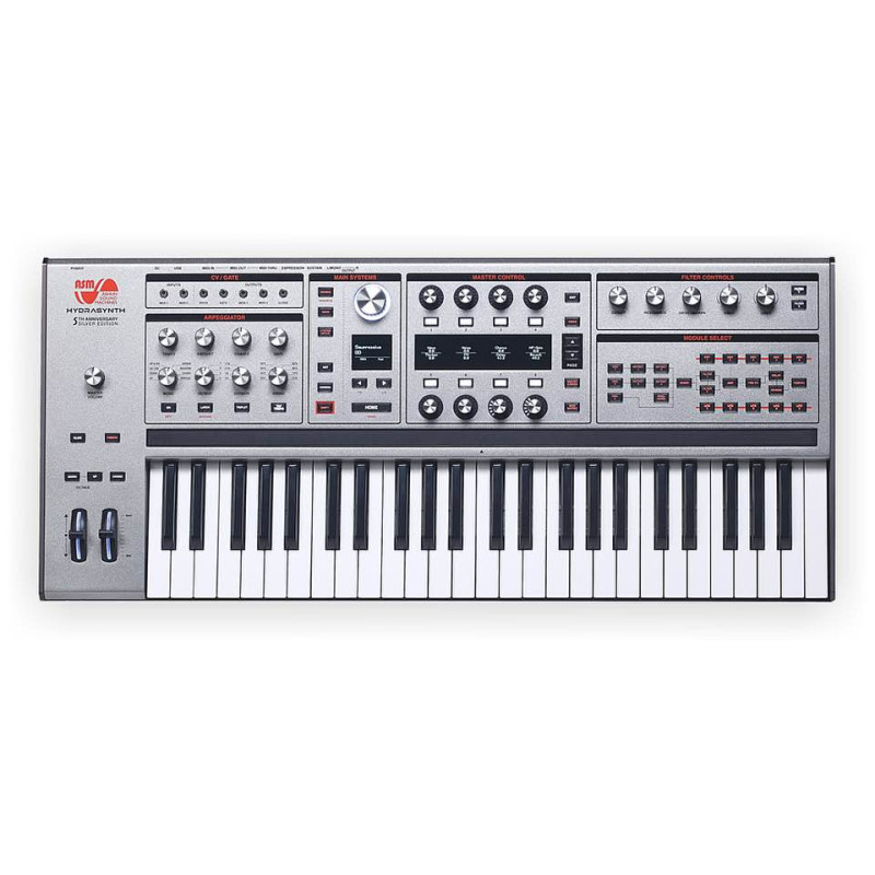 Asm Hydrasynth Keyboard 5Th Ann Silver Ed Promo