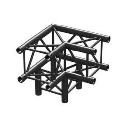 P30-C30 Truss 3 way corner 0,5 BLK